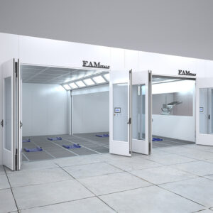 Cabine de peinture FAM Italy pour carrosserie